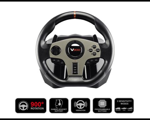 Volant Pro Racing V900 Ps4/ps3/x1/pc/switch